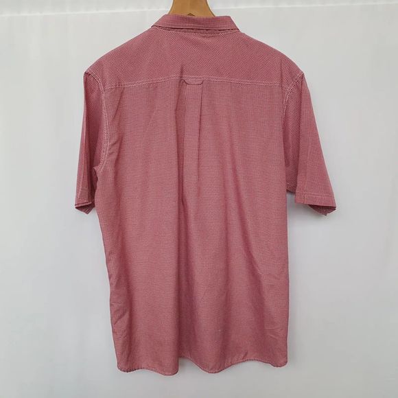 Mens Shirt James Pringle Red Check Short Sleeve Casual UK XL - Picture 2 of 6